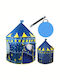Kruzzel Kids Castle Play Tent for 3+ years Blue
