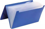 Sakura Accordion Envelope for 12 Vouchers Blue Fl-04