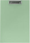 Spree Hard Cardboard Clipboard Clamp A4 Pastel Green 75778