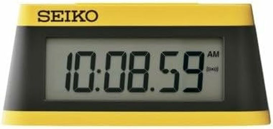 Seiko Qhl091y Ceas De Masă Digital Galben Seiko Qhl091y Ceas De Masă Digital Galben