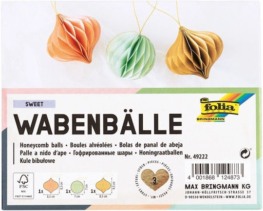 Set of 3 Ball Ornaments