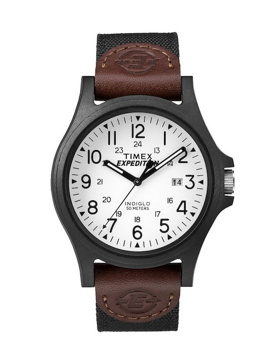 Timex Expedition Watch Battery with Black Fabric Strap