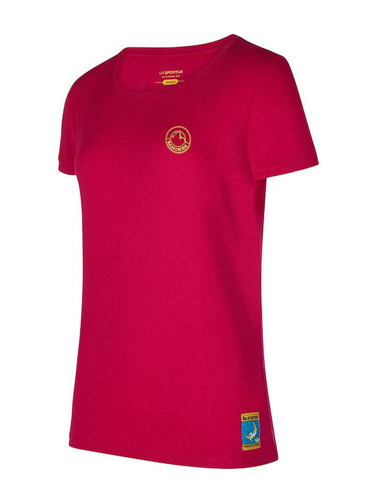 La Sportiva Γυναικείο Αθλητικό T-shirt Φούξια