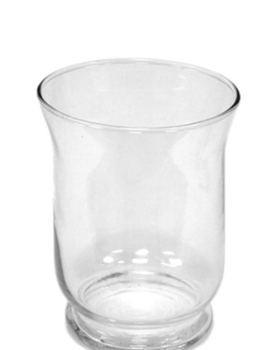 Candle Holder Glass 11x15cm 1pcs