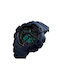 Skmei Digital Watch Battery with Blue Rubber Strap