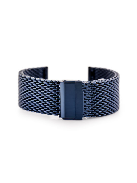 Pacific Metallic Bracelet Navy Blue 24mm