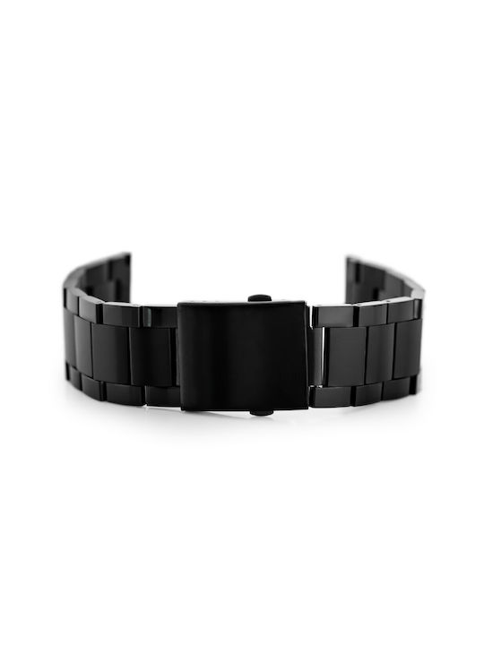 Pacific Metallic-Armband Schwarz 24mm