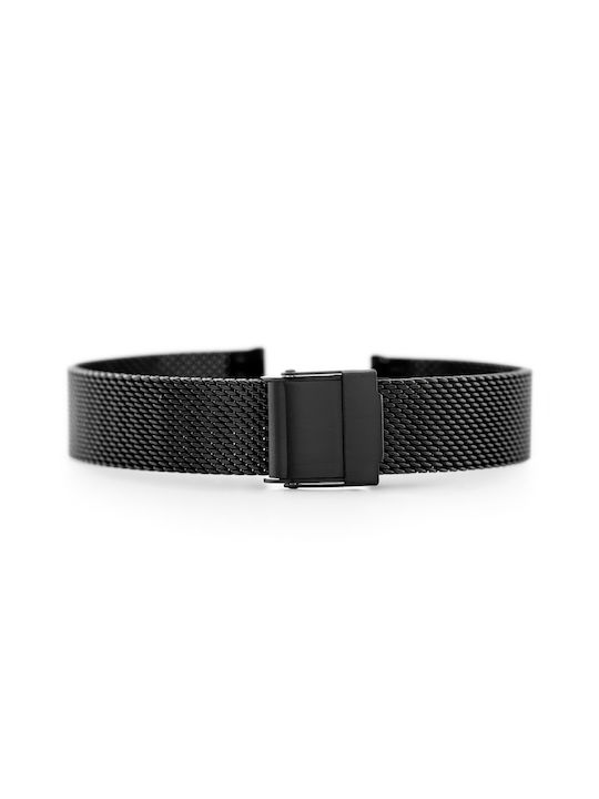 Pacific Metallic-Armband Schwarz 12mm