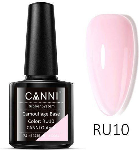 Canni Base Coat for Regular Nail Polish Rubber 7.3ml RU10