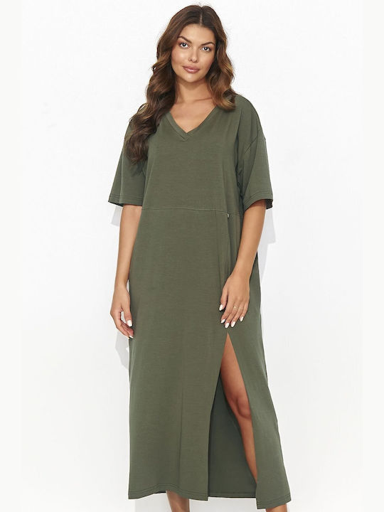 Numinou Sommer Maxi Kleid Grün