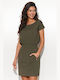 Numinou Summer Mini Dress Khaki