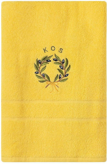 Silk Fashion Prosoapa Hotel 100x50 cm Galbena
