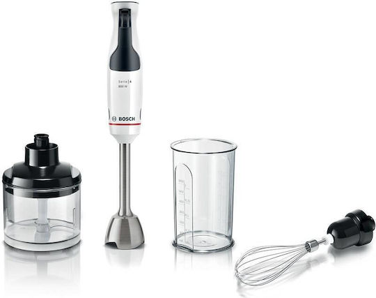 Bosch Serie 4 Ραβδομπλέντερ με Ανοξείδωτη Ράβδο 800W Λευκό