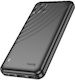 Hoco J123 Power Bank 10000mAh 22.5W mit 2 USB-A Anschlüssen und 2 USB-C Anschlüssen Schwarz
