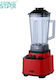 Winning Star Winning Star ST-5548 Μπλέντερ με Πλαστική Κανάτα 2 lt 800W Κόκκινο