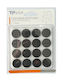 Tpster 34724 Round Felts with Sticker 32pcs