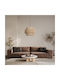 TK Lighting Calisto Κρεμαστό Φωτιστικό Μαύρο με Ντουί E27 50x110εκ.