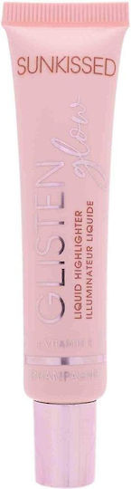 Sunkissed Glisten Glow Champagne Or Soft Rose 15ml