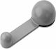 Magnetic Plastic Door Stopper Silver