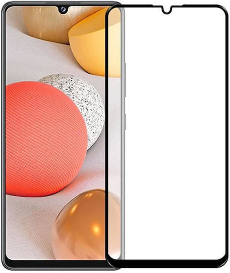 5D Vollkleber Vollflächig gehärtetes Glas Schwarz (Galaxy A32 5G)