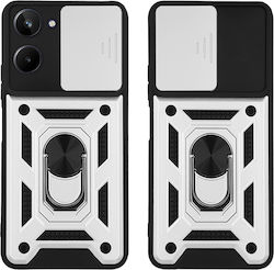 Sonique Back Cover Silicone / Plastic Silver (R...