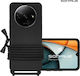 Sonique Back Cover Silicon 0.5mm cu Curea Negru...