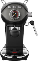 IQ Espressomaschine 1050W Druck 20bar Schwarz C...