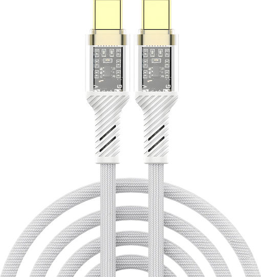 Leewello USB 2.0 Kabel USB-C Männlich - USB-C 60W Weiß 1m 783210