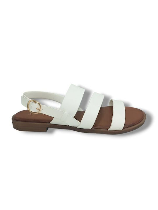 Envie Shoes Γυναικεία Σανδάλια σε Λευκό Χρώμα