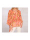 Derpouli Women's Blouse Orange