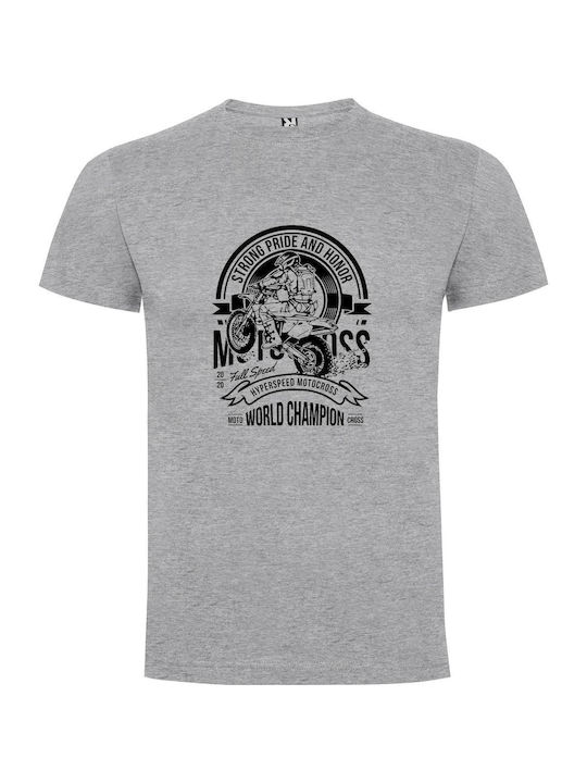 iLovePrints Rider T-shirt Gray