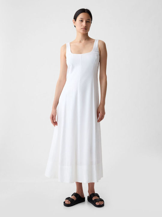 GAP Midi Φόρεμα Άσπρο