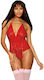 Dreamgirl Sexy Bodysuit Roșu