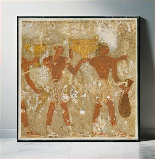 Cretans Bringing Gifts, Tomb Of Rekhmire σε Καμβά 120x120 cm
