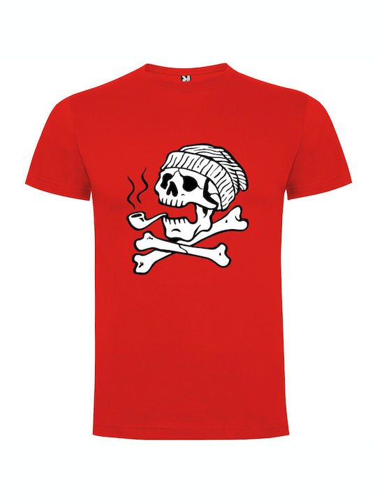 iLovePrints Skulltopia T-shirt Red