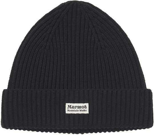 Beanie Unisex Beanie Gestrickt in Schwarz Farbe