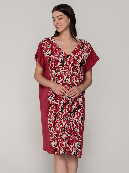 Luna Feminin Caftan de Plajă red