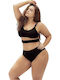 Set Bikini Μπουστάκι Μαυρο