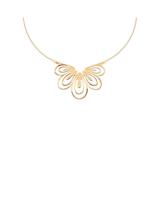 Lilou Necklace from Gold Plated Steel