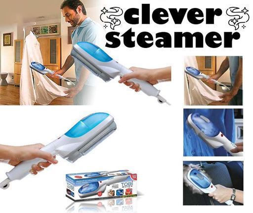 Aparat de călcat cu abur pentru haine de Mână 650W cu rezervor 100ml Alb