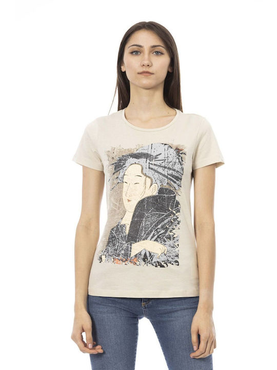 Trussardi Damen T-shirt Sand