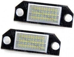 Φώτα Πινακίδας Led για Ford Focus / C-Max / Fiesta / Mondeo / S-Max / Grand C-Max / Kuga / Galaxy 2τμχ