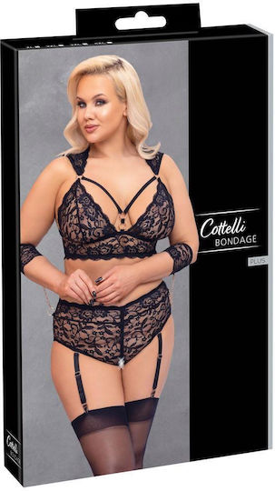 Boss Of Toys Set Sexy De Lenjerie Cu Dantelă Roz 3 Bucăți