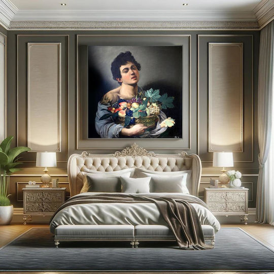 Caravaggio's Boy A Painting on Canvas 110x110cm