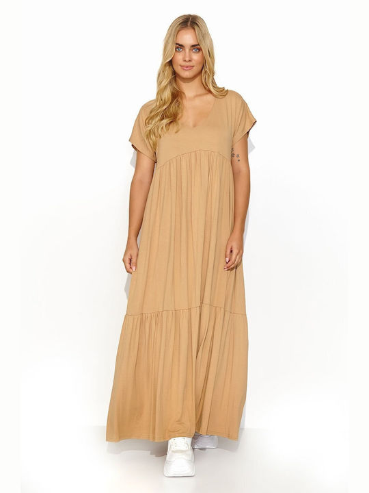 Makadamia Maxi Dress Beige