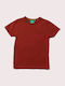 Kinderhemd Kurzarm Bordeaux