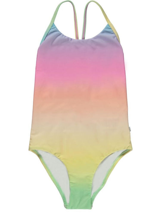 Molo Kids Swimwear One-Piece Sunscreen (UV) Sorbet Rainbow Colours