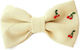 Hair Clip with Bow Beige 1pcs