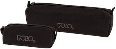 Polo Original Wallet Κασετίνα Βαρελάκι με 1 Θήκη Μαύρη