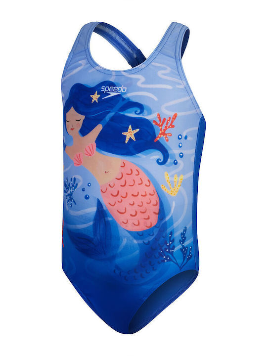 Speedo Îmbrăcăminte de Înot pentru Copii O singură bucată True Cobalt/curious Blue